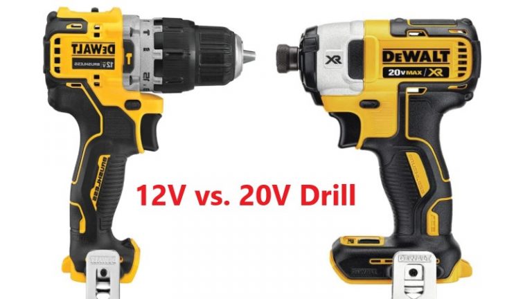 12v Vs 20v Drill