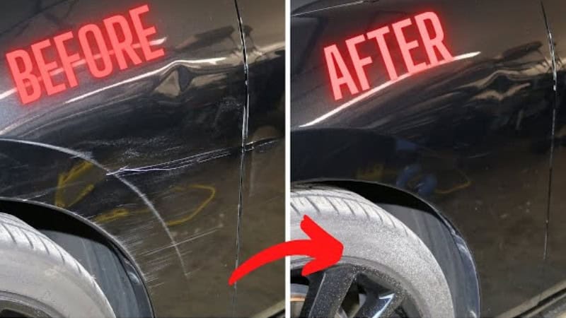 how to remove scratches from car