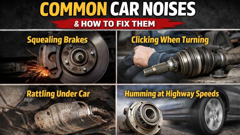 Car Making Weird Noises? Here’s What Each Sound Means