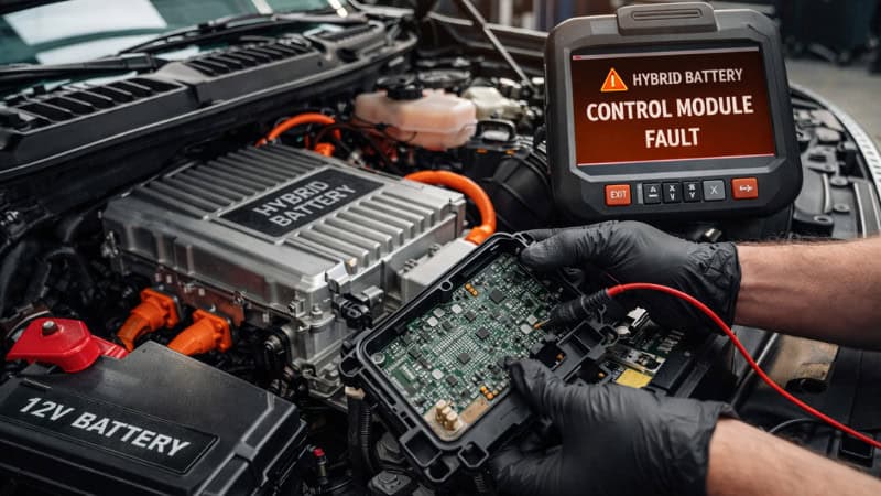 Faulty Hybrid Battery Control Module