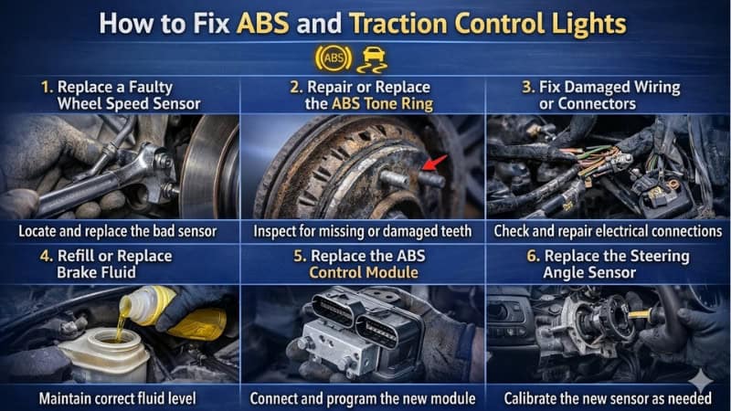 How to Fix ABS and Traction Control Lights