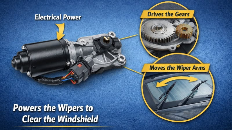 What Does a Windshield Wiper Motor Do?