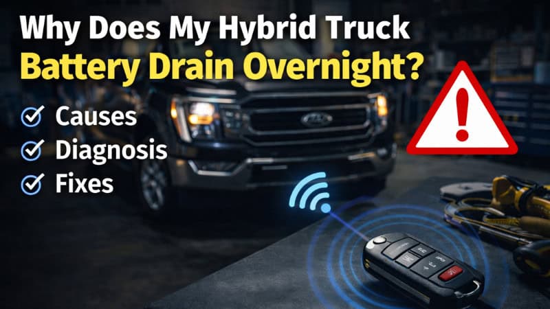 Why Does My Hybrid Truck Battery Drain Overnight