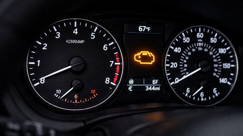 Check engine light alert