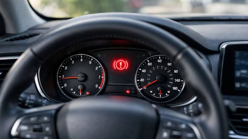 brake light on dash
