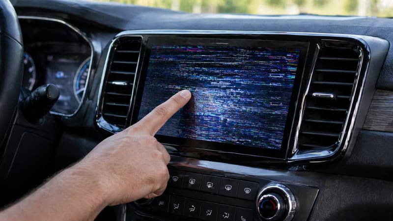 why is my infotainment system not working after reset