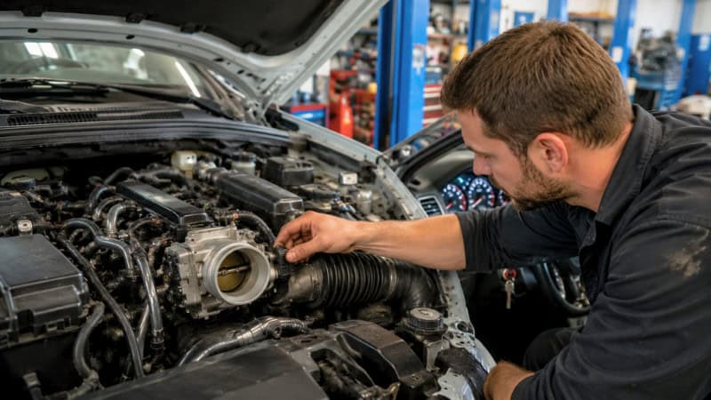 can a scan tool relearn a throttle body