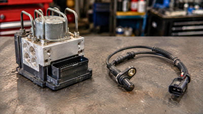 ABS Module vs. Wheel-Speed Sensor